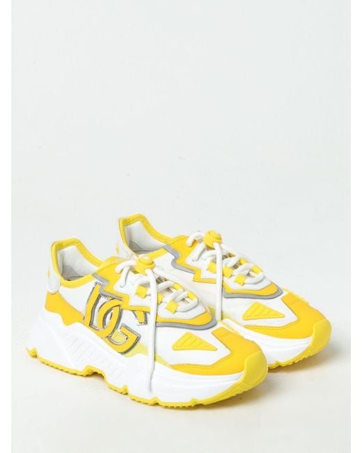 Dolce & Gabbana Yellow Sneakers