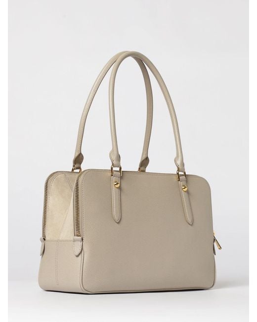 Furla Natural Giulia Boston Large Shoulder Bag