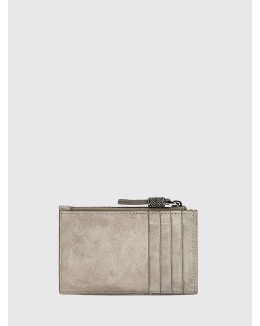 Brunello Cucinelli Gray Wallet