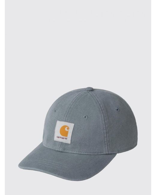 Carhartt Blue Cotton Hat for men