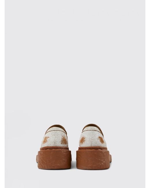 CAMPERLAB White Vamonos Cracked Leather Loafer for men
