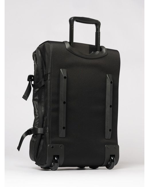 EA7 Black Rubberized Fabric Trolley for men