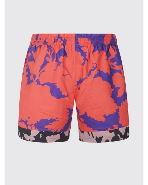 Dries Van Noten Red Swimsuit for men