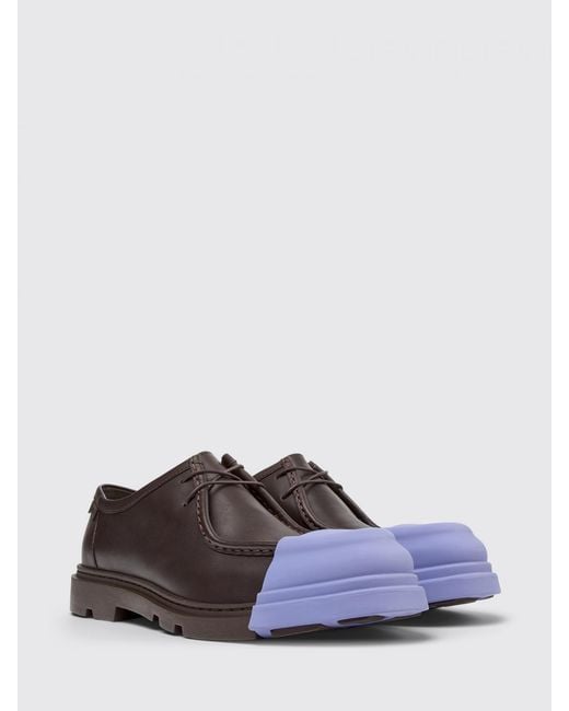 Camper Brown Junction Recycled Leather Derby Shoes for men