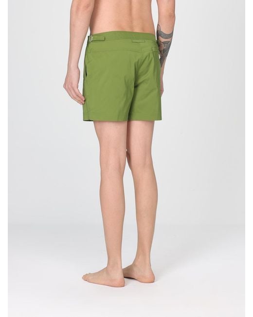 Tom Ford Green Polyester Swimsuit for men