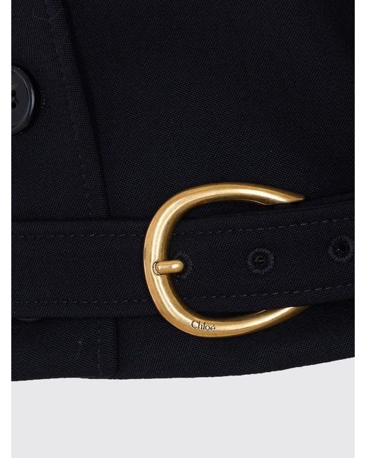 Chloé Black ChloÉ Cropped Buckle Blazer
