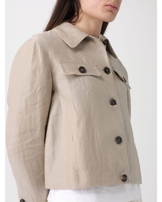 Brunello Cucinelli Natural Linen Saharan Jacket