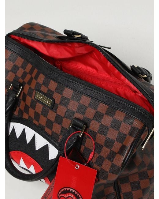 Borsa Sawtooth Sharks di Sprayground in Brown da Uomo