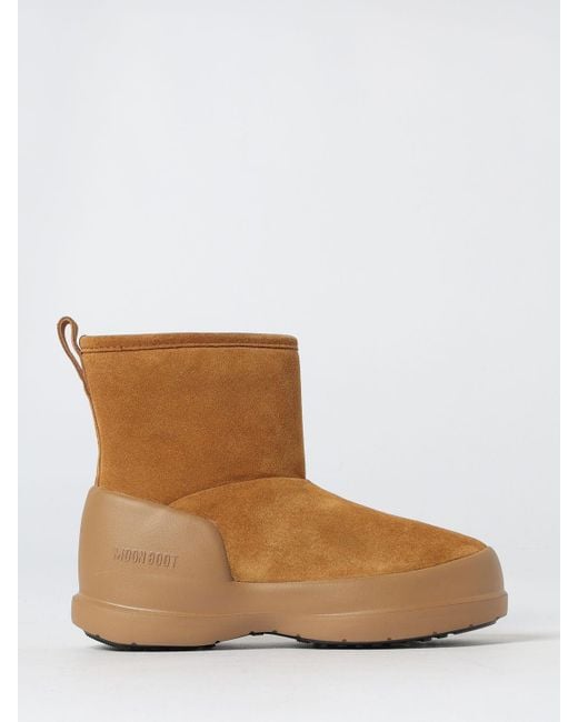 Moon Boot Brown Flat Ankle Boot