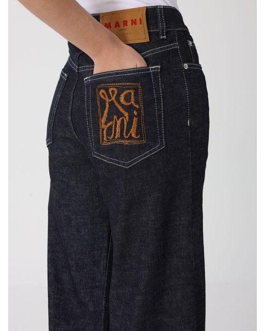 Marni Blue Flared Jeans