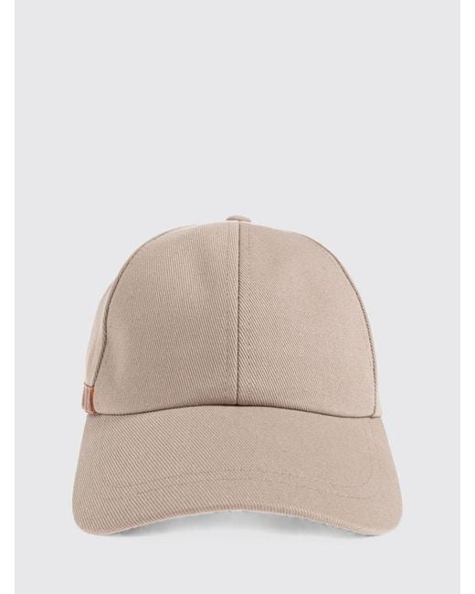 Paul Smith Natural Cotton Baseball Cap With Adjustable Strap for men
