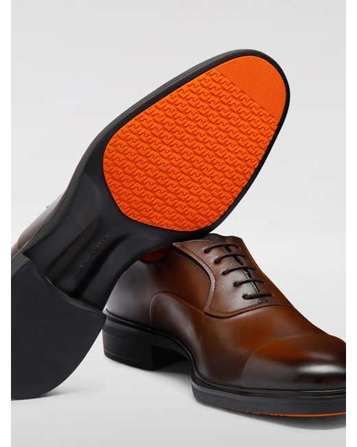 Santoni Schnürschuhe Herren in Brown für Herren