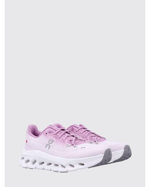 On Shoes Pink Cloudtilt On Recycled Polyester Sneakers