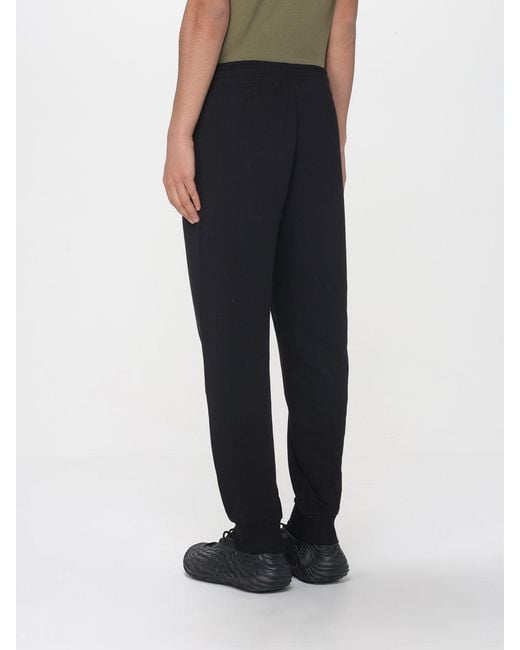 HUGO Black Cotton Jogging Trousers for men
