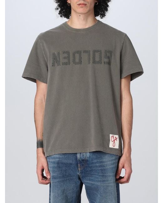 T-Shirt Homme Golden Goose Deluxe Brand pour homme en coloris Gray