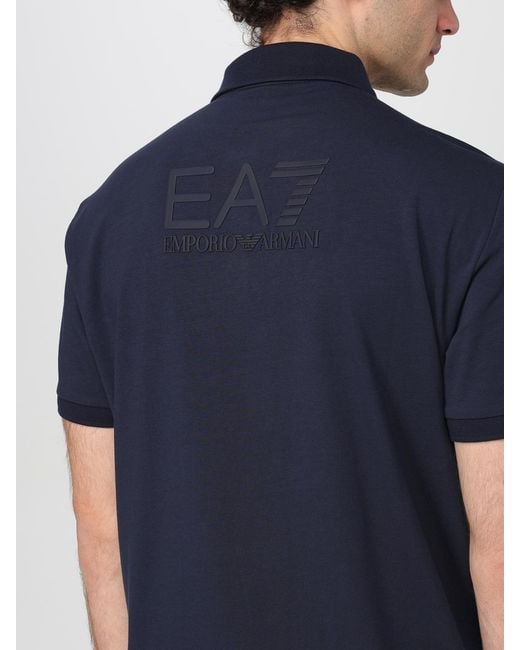 Polo Hombre EA7 de hombre de color Blue