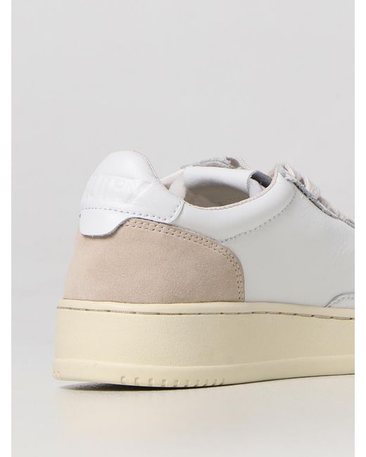 Autry Natural Leather Medalist Sneakers