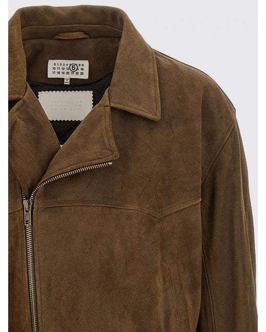 MM6 by Maison Margiela Brown Jacket for men