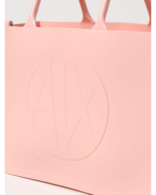 Armani Exchange Pink Schultertasche