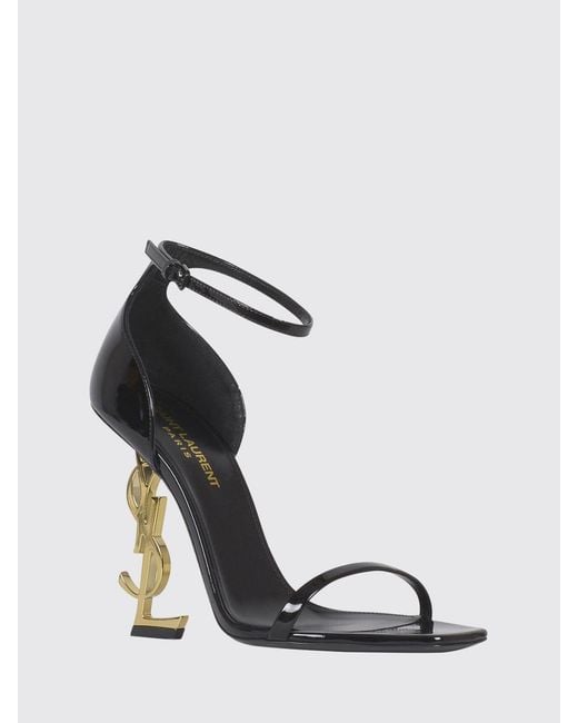 Saint Laurent Black Opyum Pump Sandals