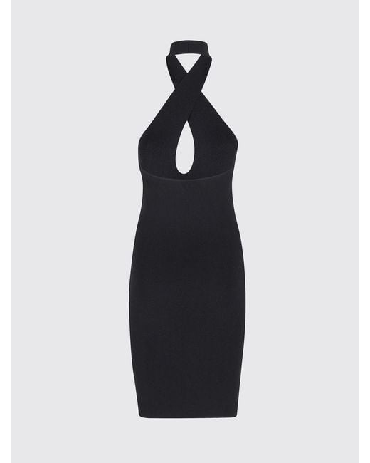 FEDERICA TOSI Black Jersey Mini Dress