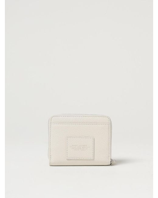Marc Jacobs Natural Mini Compact Leather Wallet
