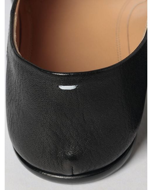 Maison Margiela White Tabi Split-Toe Leather Loafers for men