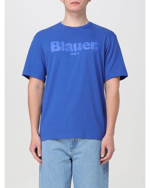 Camiseta Blauer de hombre de color Blue