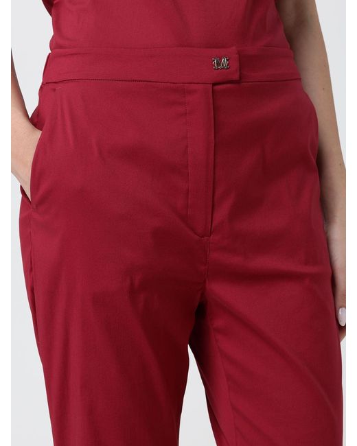 Max Mara Red Pants