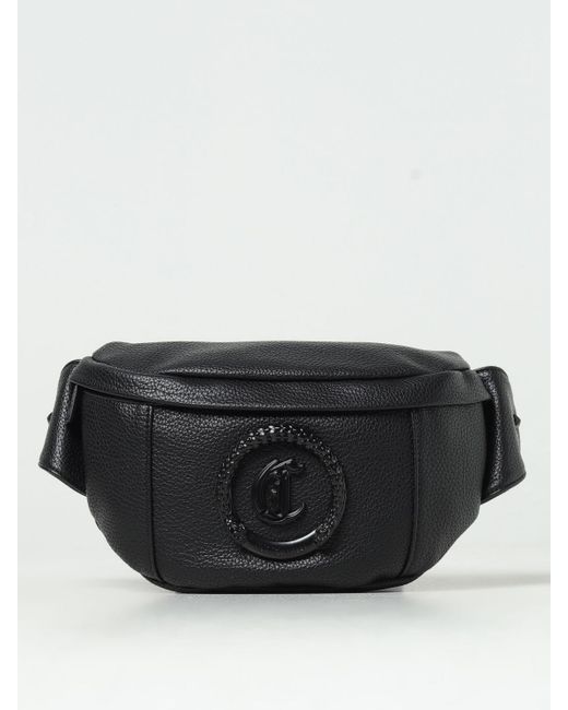 Just Cavalli Black Belt Bag for men