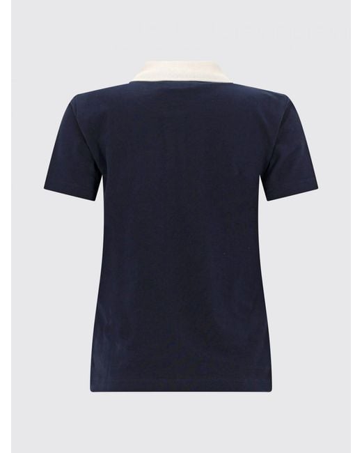 A.P.C. Blue Cotton Polo Shirt