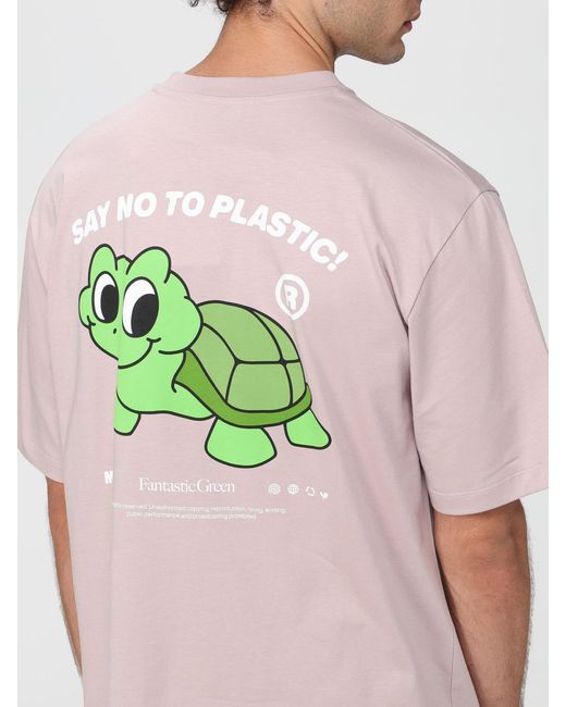 MSGM Pink T-shirt for men