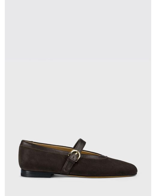 Doucal's White Suede Ballerinas