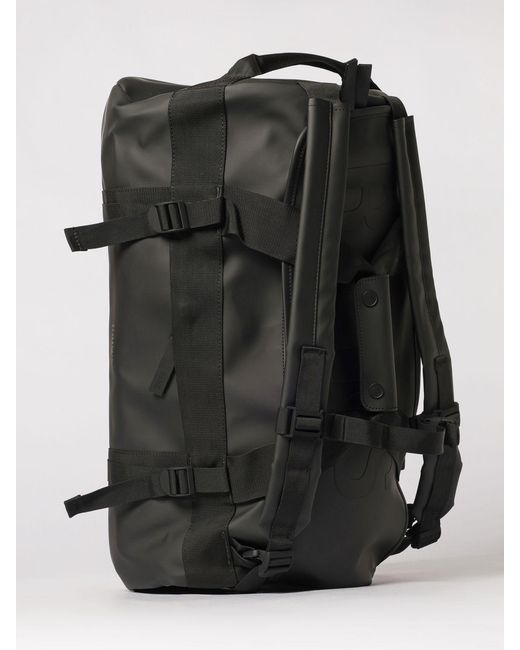 Rains Black Texel Duffel Bag Small for men