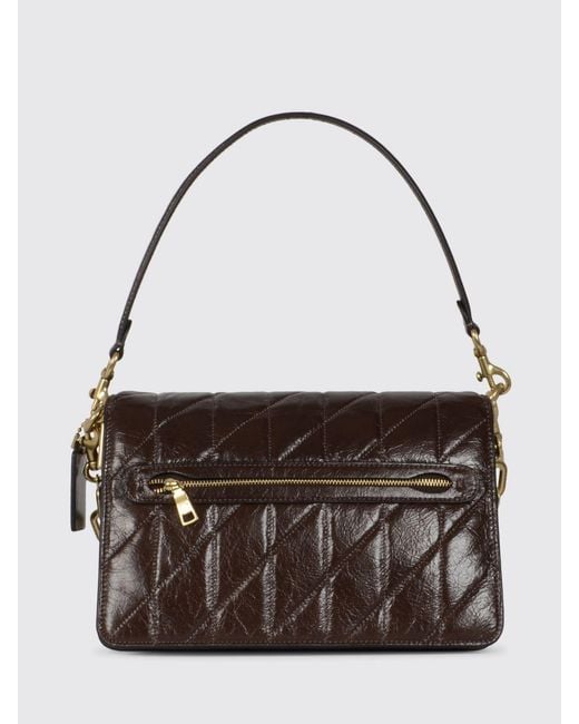 COACH Black Quilted Chain Tabby Shoulder Bag
