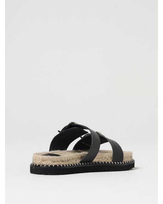 Castaner Black Comfortable And Stylish Espadrille Sandals With Buckle Detail For Casual Wear