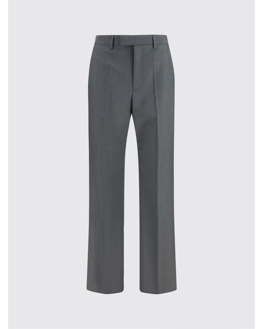 Valentino Garavani Gray Tailored Slim Fit Trousers for men