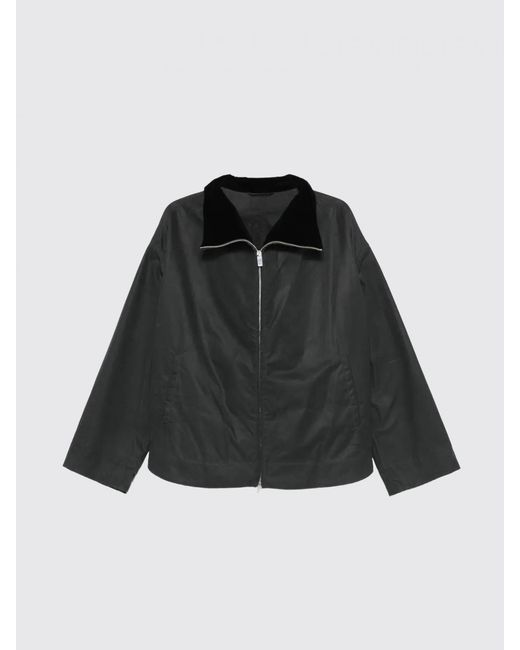 Totême Black Waxed Cotton Country Jacket