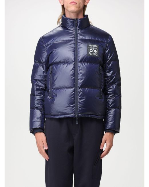 Armani Exchange Blue Jacket for men