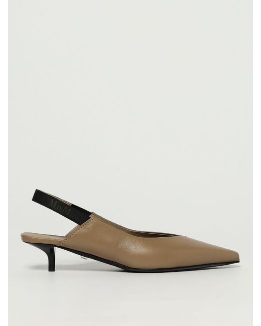 Max Mara Natural High Heel Shoes