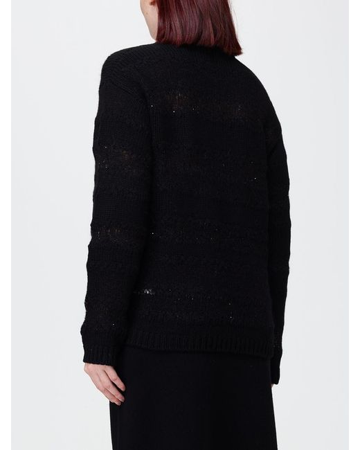 Fabiana Filippi Black Crewneck Jumper