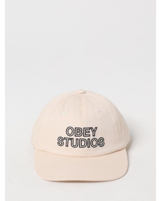 Obey Natural Hat for men