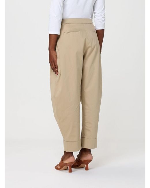 PT Torino Natural Cotton Cropped Trousers