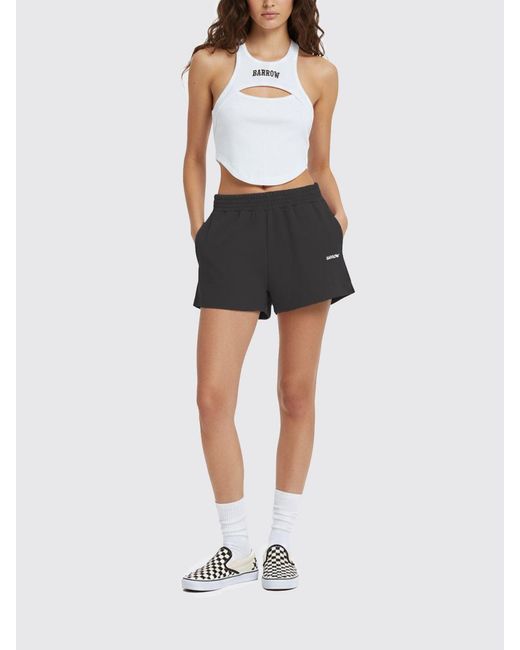 Barrow Blue Cotton Shorts