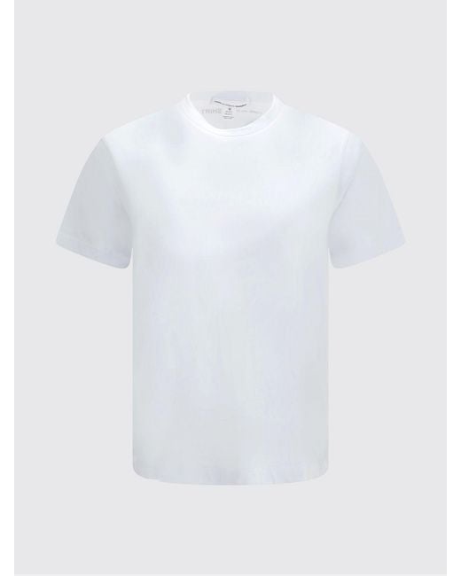Comme des Garçons White Cotton T-Shirt for men