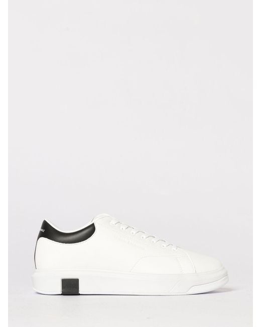 ARMANI EXCHANGE Natural Leather Sneakers for men