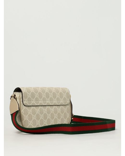 Borsa A Spalla Donna di Gucci in Natural