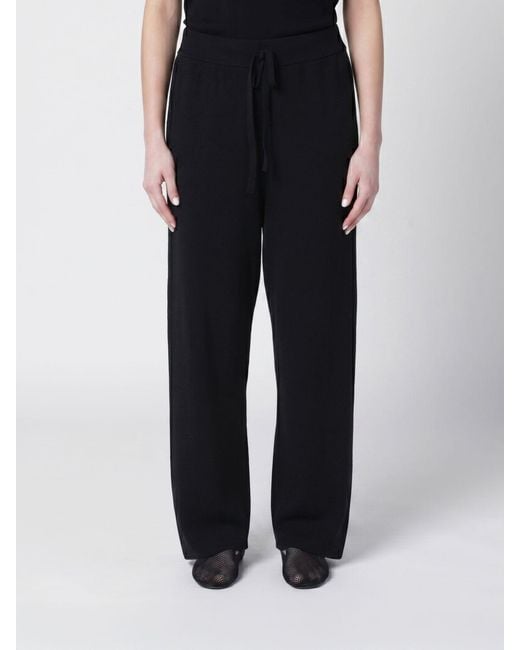 Entire studios Black Knit Trousers
