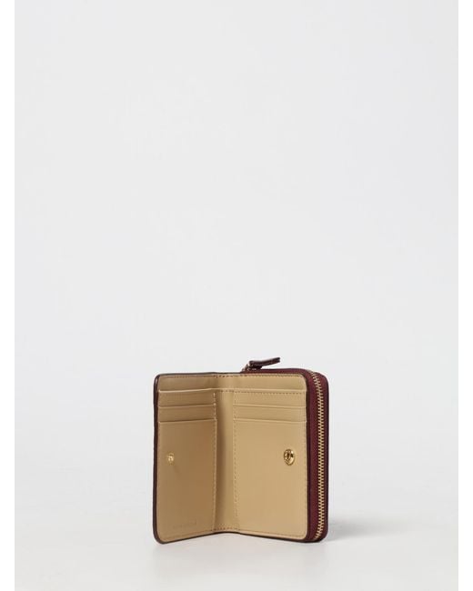 Marc Jacobs Purple Mini Compact Leather Wallet