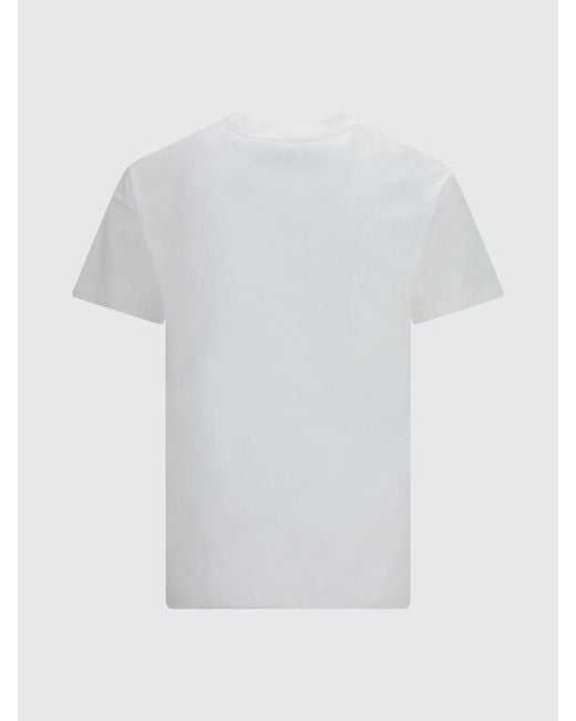 Valentino White Vlogo Cotton T-Shirt for men